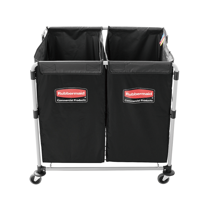 【Rubbermaid】X型摺疊推車